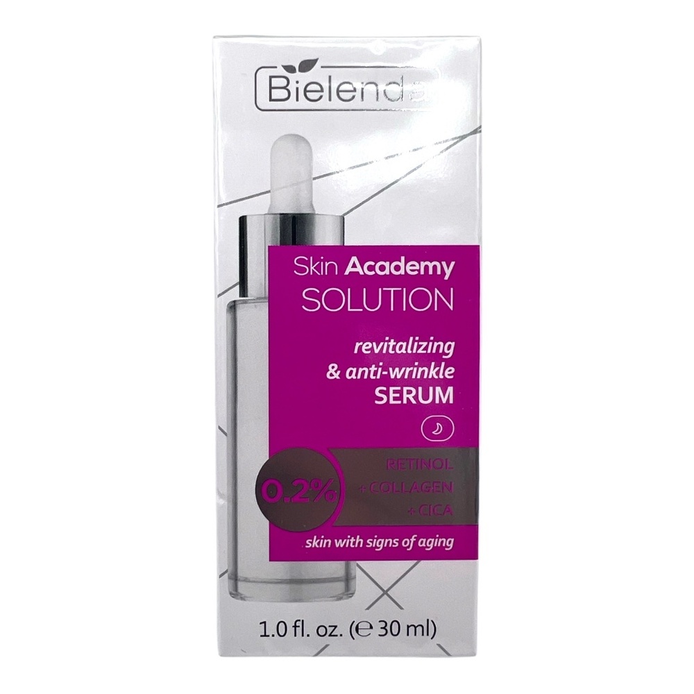 Bielenda Skin Acadamy Solution 0.2% Retinol Collagen & Cica Anti-Wrinkle 1.0 oz